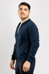GIACCA CARDIGAN UOMO BARULO MAGLIA CON ZIP COLLO CAMICIA