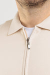 GIACCA CARDIGAN UOMO BARULO MAGLIA CON ZIP COLLO CAMICIA