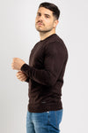 MAGLIA UOMO GIROCOLLO BASIC SLIM COMFORT MAGLIONCINO TINTA UNITA