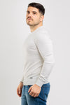 MAGLIA UOMO GIROCOLLO BASIC SLIM COMFORT MAGLIONCINO TINTA UNITA