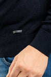 MAGLIA UOMO SCOLLO A V BASIC SLIM COMFORT MAGLIONCINO TINTA UNITA CASUAL