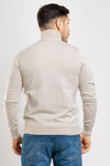 MAGLIONCINO UOMO DOLCEVITA COLLO ALTO TINTA UNITA SLIM BASIC CASUAL
