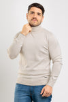 MAGLIONCINO UOMO DOLCEVITA COLLO ALTO TINTA UNITA SLIM BASIC CASUAL