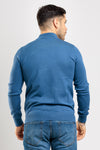 MEN'S BASIC SOLID COLOUR TURTLENECK SWEATER HALF COLLAR