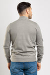 MEN'S BASIC SOLID COLOUR TURTLENECK SWEATER HALF COLLAR
