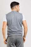 MEN'S BASIC SOLID COLOR BUTTONED VEST