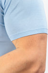 T-SHIRT UOMO TINTA UNITA MAGLIA SOTTO GIACCA COTONE MODAL BASIC