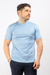 T-SHIRT UOMO TINTA UNITA MAGLIA SOTTO GIACCA COTONE MODAL BASIC
