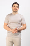 T-SHIRT UOMO TINTA UNITA MAGLIA SOTTO GIACCA COTONE MODAL BASIC