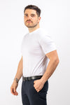 T-SHIRT UOMO TINTA UNITA MAGLIA SOTTO GIACCA COTONE MODAL BASIC