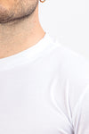 T-SHIRT UOMO TINTA UNITA MAGLIA SOTTO GIACCA COTONE MODAL BASIC