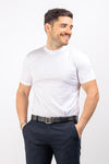 T-SHIRT UOMO TINTA UNITA MAGLIA SOTTO GIACCA COTONE MODAL BASIC