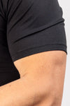 T-SHIRT UOMO TINTA UNITA MAGLIA SOTTO GIACCA COTONE MODAL BASIC