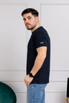 MEN'S SHORT SLEEVE T-SHIRT DATCH CREW NECK BASIC SWEATER