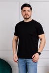 MEN'S SHORT SLEEVE T-SHIRT DATCH CREW NECK BASIC SWEATER
