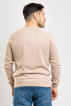 MAGLIA UOMO GIROCOLLO MAGLIONCINO TINTA UNITA MANICA RAGLAN BASIC