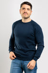 MAGLIA UOMO GIROCOLLO MAGLIONCINO TINTA UNITA MANICA RAGLAN BASIC