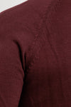 MAGLIA UOMO GIROCOLLO MAGLIONCINO TINTA UNITA MANICA RAGLAN BASIC