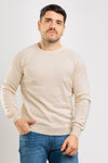 MAGLIA UOMO GIROCOLLO MAGLIONCINO TINTA UNITA MANICA RAGLAN BASIC