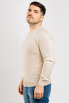 MAGLIA UOMO GIROCOLLO MAGLIONCINO TINTA UNITA MANICA RAGLAN BASIC