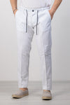 PANTALONE UOMO PANTALACCIO LINO COTONE TASCA AMERICA