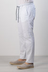 PANTALONE UOMO PANTALACCIO LINO COTONE TASCA AMERICA