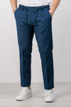 PANTALONE UOMO PANTALACCIO LINO COTONE TASCA AMERICA
