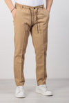 PANTALONE UOMO PANTALACCIO LINO COTONE TASCA AMERICA