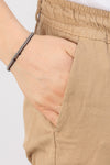 PANTALONE UOMO PANTALACCIO LINO COTONE TASCA AMERICA