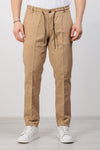 PANTALONE UOMO PANTALACCIO LINO COTONE TASCA AMERICA