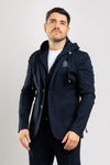 GIACCA UOMO CASUAL BLAZER CON CAPPUCCIO PUNTO MILANO SARTORIALE