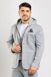 GIACCA UOMO CASUAL BLAZER CON CAPPUCCIO PUNTO MILANO SARTORIALE