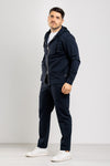 FELPA UOMO CON CAPPUCCIO E ZIP JERSEY PUNTO MILANO MADE IN ITALY