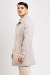 TRENCH UOMO GIACCONE TESSUTO TECNICO GIUBBOTTO SOPRABITO MADE IN ITALY
