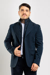 GIUBBOTTO UOMO GIACCONE CON PETTORINA REMOVIBILE BLAZER MADE IN ITALY