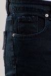 JEANS UOMO 5 TASCHE DENIM LAVAGGIO BLU/BLACK MADE IN ITALY