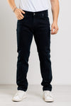 JEANS UOMO 5 TASCHE DENIM LAVAGGIO BLU/BLACK MADE IN ITALY
