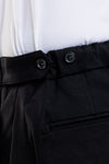 PANTALONE UOMO JERSEY PUNTO MILANO CON ELASTICO E TIRANTI LATERALI