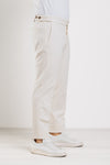 PANTALONE UOMO JERSEY PUNTO MILANO CON ELASTICO E TIRANTI LATERALI