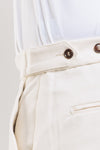 PANTALONE UOMO JERSEY PUNTO MILANO CON ELASTICO E TIRANTI LATERALI