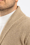 CARDIGAN UOMO DOPPIOPETTO GIACCA COLLO SCIALLATO A COSTINE