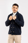 CARDIGAN UOMO DOPPIOPETTO GIACCA COLLO SCIALLATO A COSTINE