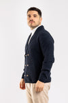 CARDIGAN UOMO DOPPIOPETTO GIACCA COLLO SCIALLATO A COSTINE