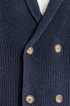 CARDIGAN UOMO DOPPIOPETTO GIACCA COLLO SCIALLATO A COSTINE