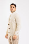 CARDIGAN UOMO DOPPIOPETTO GIACCA COLLO SCIALLATO A COSTINE