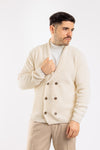 CARDIGAN UOMO DOPPIOPETTO GIACCA COLLO SCIALLATO A COSTINE