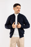 CARDIGAN UOMO CON ZIP MAGLIONE COSTA INGLESE COLLO COLLEGE