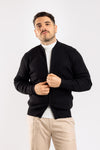 CARDIGAN UOMO CON ZIP MAGLIONE COSTA INGLESE COLLO COLLEGE
