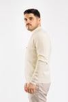 CARDIGAN UOMO CON ZIP MAGLIONE COSTA INGLESE COLLO COLLEGE