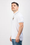 POLO UOMO MANICA CORTA AERONAUTICA MILITARE COTONE 3 BOTTONI